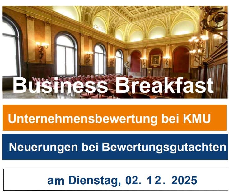 Business Breakfast | Unternehmensbewertung bei KMU