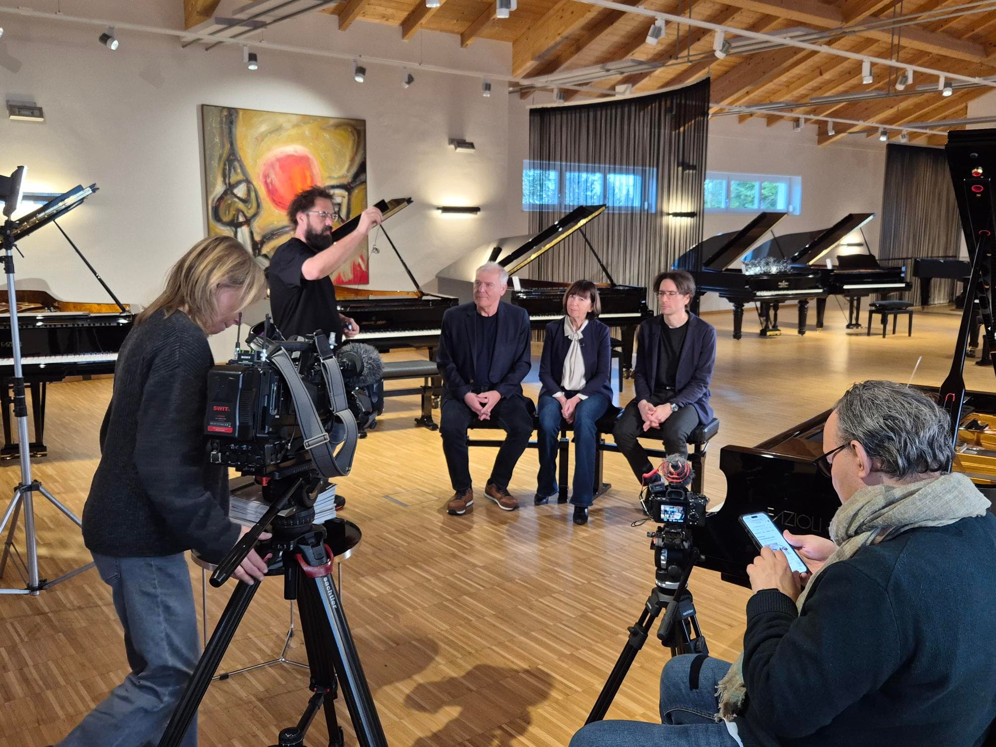 Medienbesuch im Zeichen der Unternehmensnachfolge