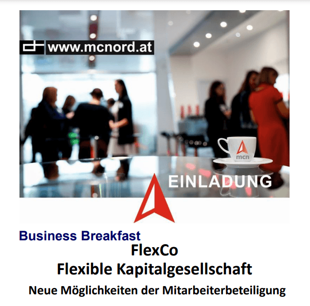 MCN-Business Breakfast | FlexCo – Flexible Kapitalgesellschaft